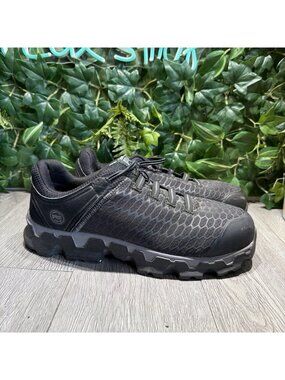 Timberland PRO Powertrain Sport Men's Size 11 Black Alloy Toe Work Shoe